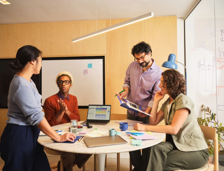 ARInvoTech team at work in Dubai: team collaboration