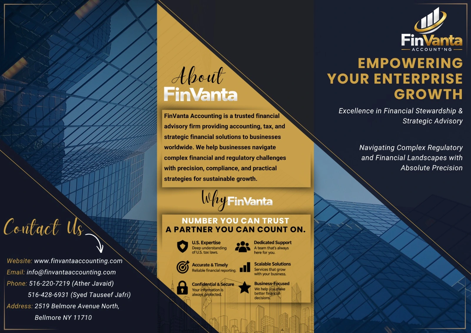Finvanta Brochure Front