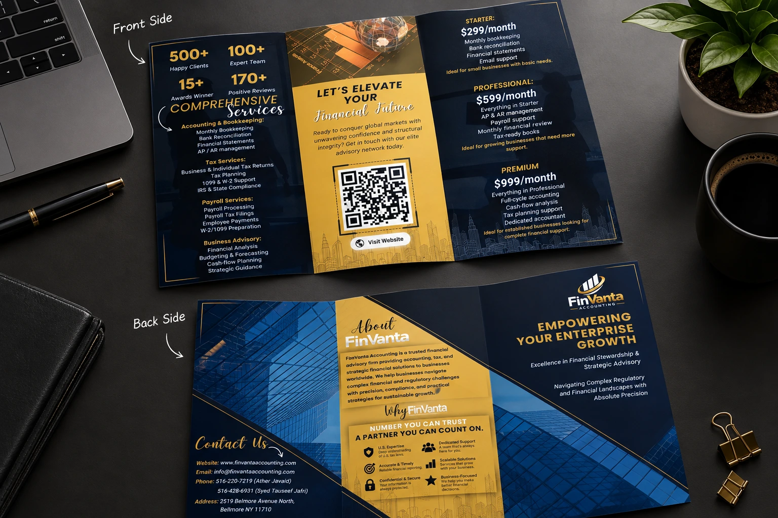 Finvanta Accounting Brochures