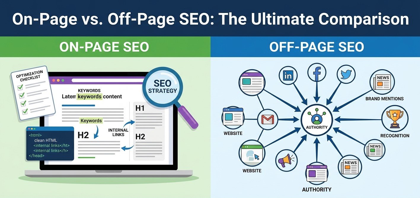 On-Page vs. Off-Page SEO: What’s the Difference and Why You Need Both?
